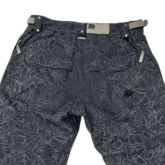 Ride Snowboards Cargo Snow Pants Mens Large Navy Cell Series Ankle Zip Winter - Picture 6 of 12